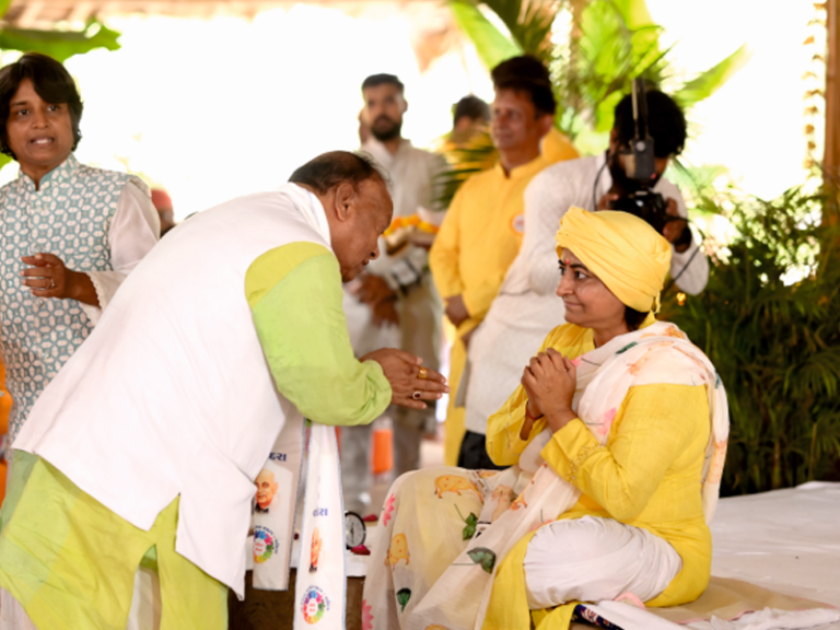 Farmers participating in the Mahotsav