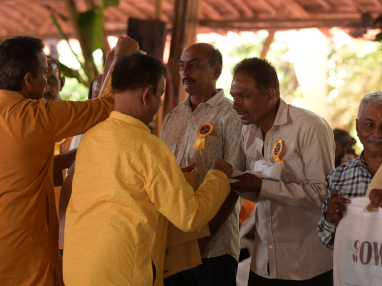 Farmers together during the recognition ceremony