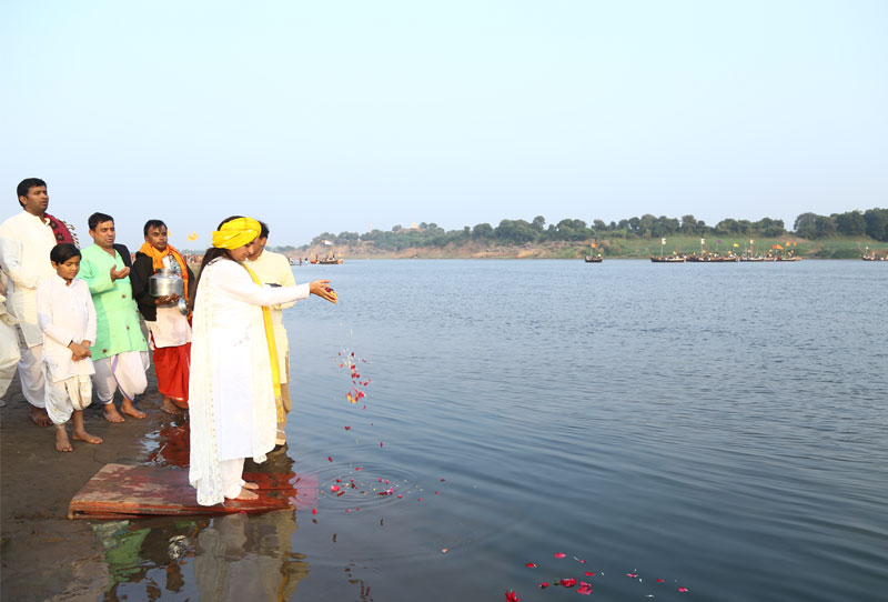 Maa Narmada river conservation campaign