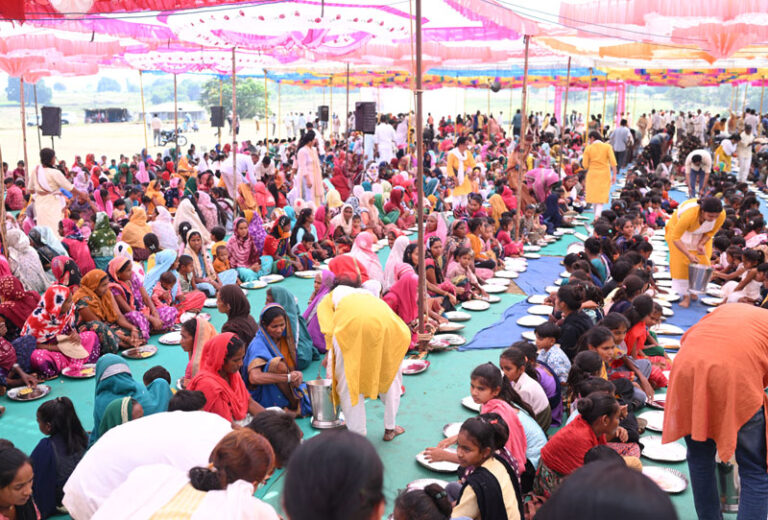 Community support and food seva