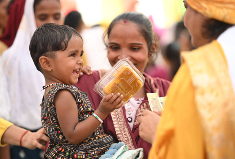 Community gathering and seva