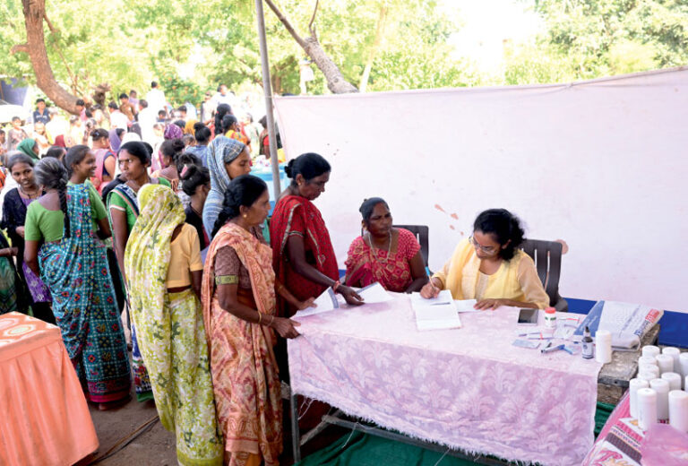 Free medical camp supporting the community